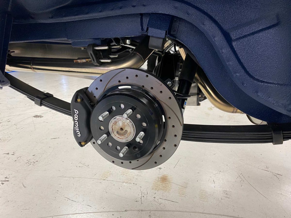 A close up of the brake disc on a motorcycle